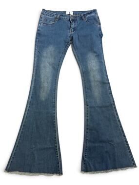 AC FOR AG Jeans Distressed Frayed Hem Flare Bell Bottoms *Size 30*